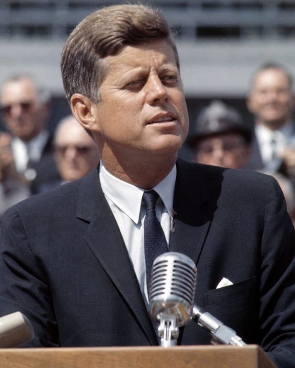 John F. Kennedy, 1963 · AI-generated illustration
