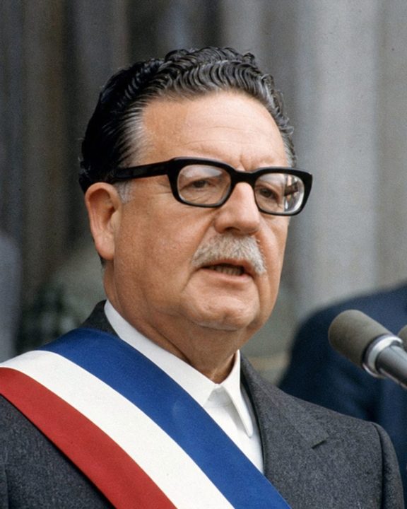 Salvador Allende, 1973 · AI-generated illustration